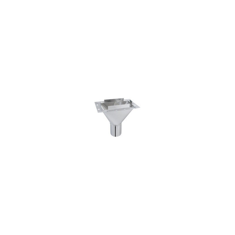 Avaloir de cheminée inox
