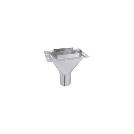Avaloir de cheminée inox