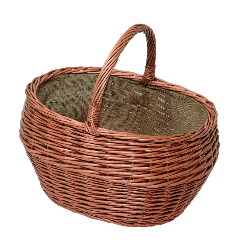 Panier en osier ovale