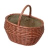 Panier en osier ovale