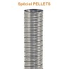 Tubage flexible double peau pellets