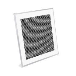 Grille décompression hotte métal déployé