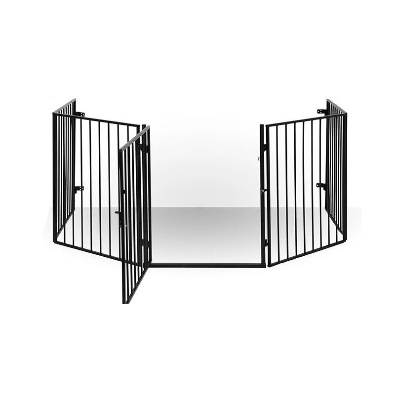 Grille de sécurité avec porte
