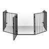 Grille de sécurité avec porte